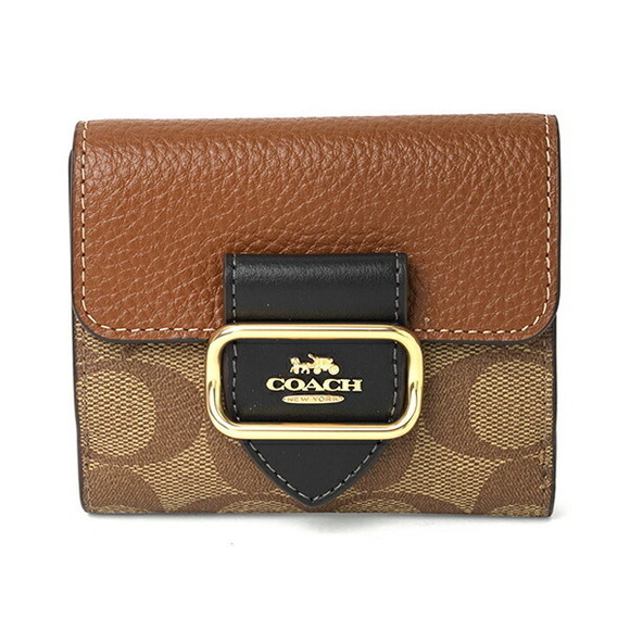 Coach Color Block Signature Wallet Brown - Picture 1 of 8